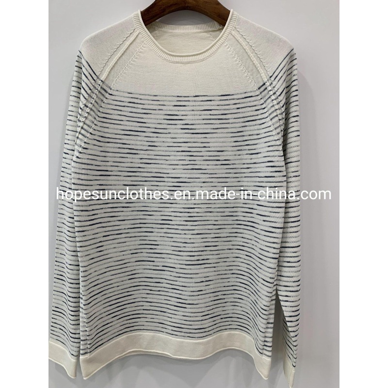 Wholesaler Manufacturer Men Striped Pullover Sweatshirt Knitwear Sweater – Jumper and Sudaderas price|S