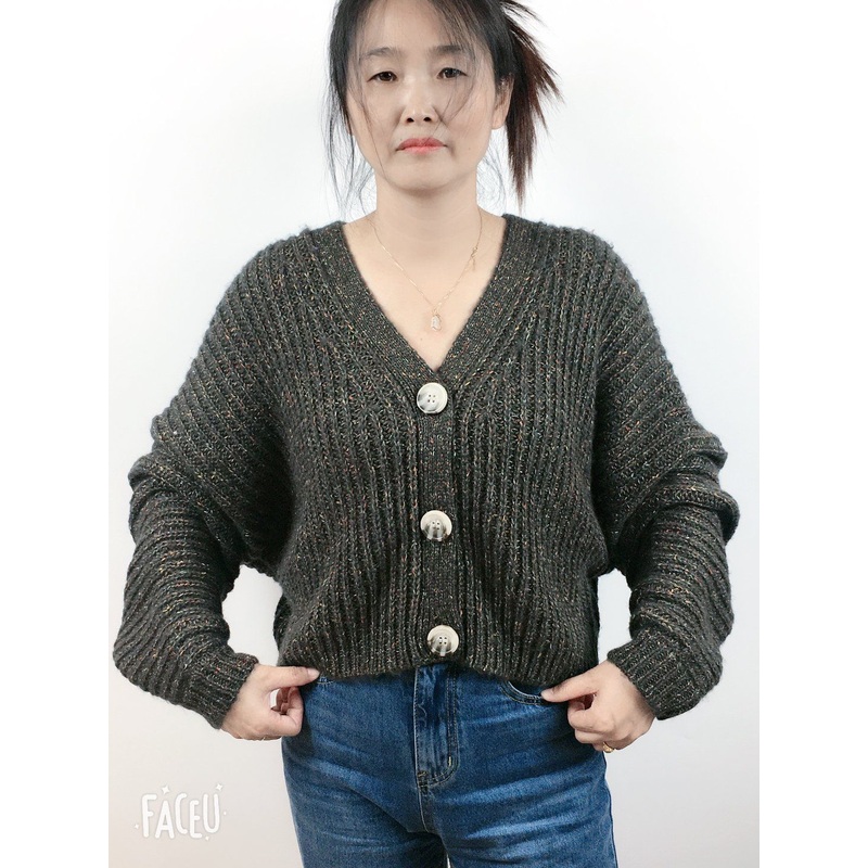 Womens Fashion Melange Button Cardigan Sweater – Womens Cardiagn and Womens Sweater price|S