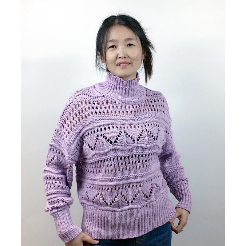 Womens Speical Patterned Knitted Pullover Sweater – Womens Pullover and Womens Sweater price|S