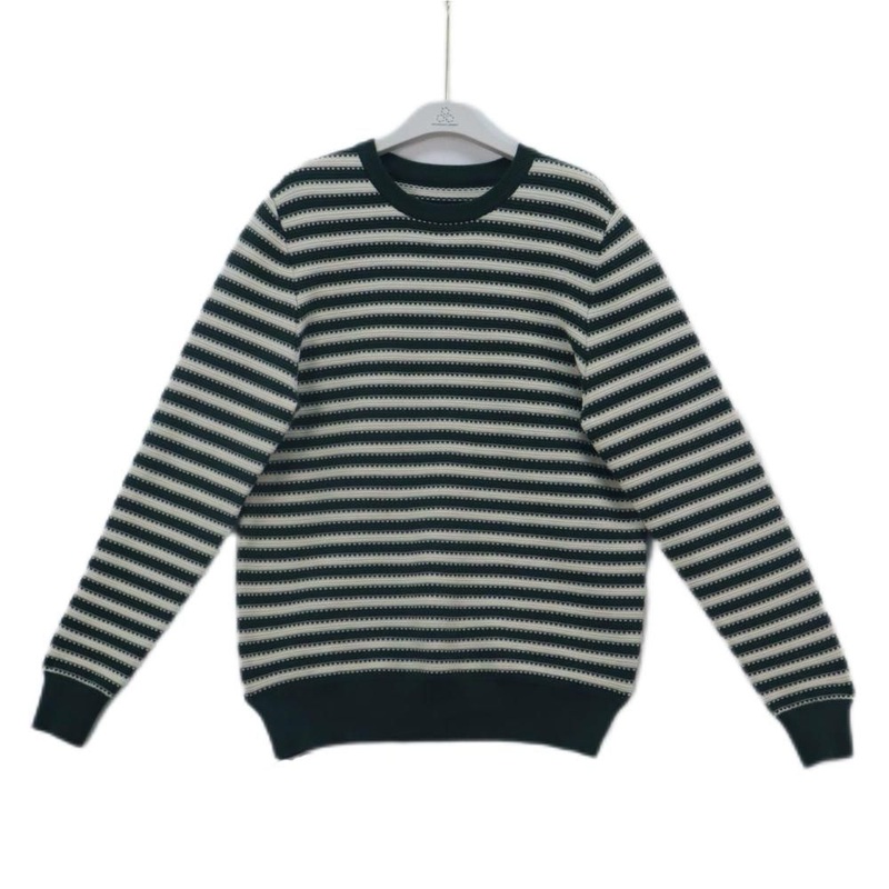 Factory OEM Custom Mens Clothing Warm Pullover Knit Sweatshirt Striped Sweater – Stylish Men Sweater and Long Sleeve Winter Fashion price|S/M/L/Customized Size