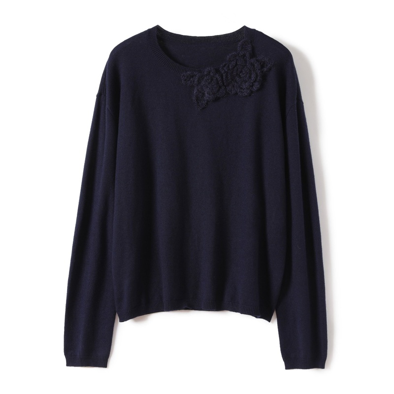 Fashion Ladies Knitted Pullover with Hand Crochet Clothing – Wool and Fashion price|L