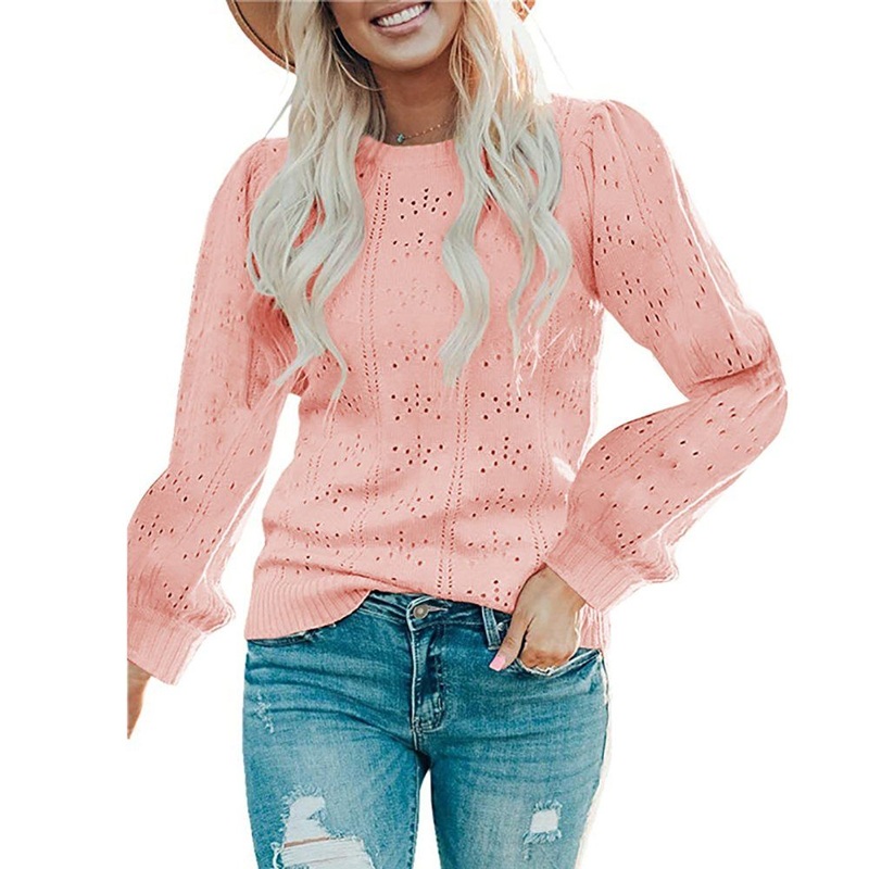Hot Selling Round Neck Hollow out Sweater for Ladies – Sweater for Ladies and Round Neck Sweater price|S, S, M, L, XL, XXL