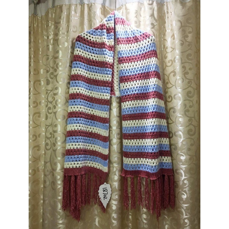 Knitting Throw Scarf Shawl Throw Colorful Style Winter Use Scarf Poncho Shawl – Shawl and Scarf Shawl price|S