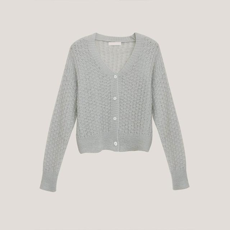 Lady Special Patterns Summer Hollow out Womens Jumpers V-Neck Jacket Sweater – Ladies Sweater and Striped Sweater price|S, S/M/L/Customized Size