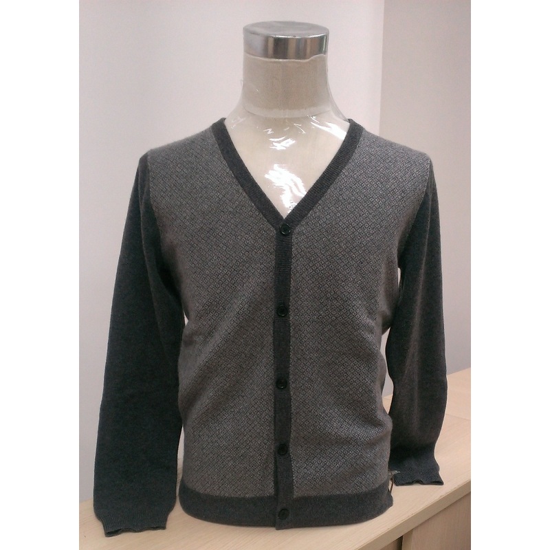 Mens 100% Cashmere Cardigan Sweater (1516-017) – Mens 100% Cashmere and Mens Cashmere Sweater price|S