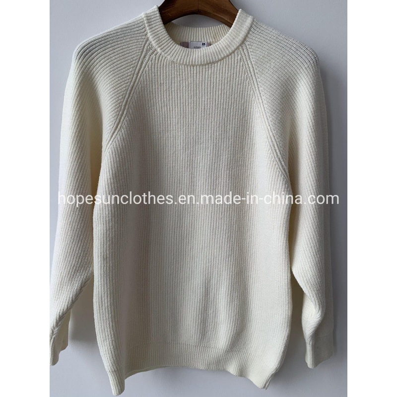 OEM Manufacturer Women Round Neck White Warm Winter Pullover Knitwear Sweater – Sweater Jumper and Sudaderas price|S