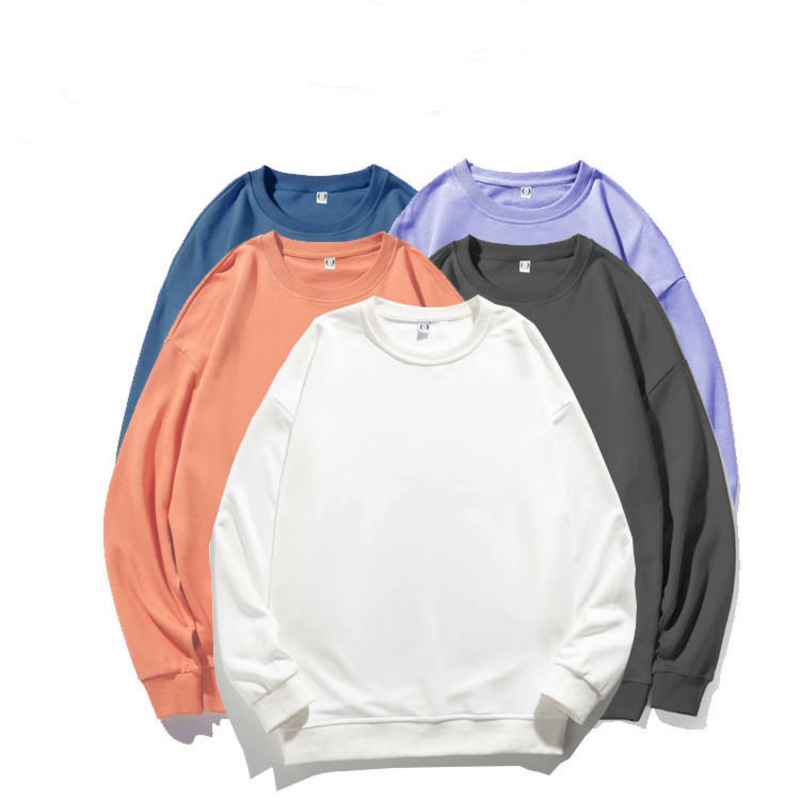 Oversized 100% Polyester Mens Womens Crewneck Sweatshirts Pullover Long Sleeve Sublimation Hoodies Wholesale for Hot Printing – Women Hoodie and Women Sweater price|S