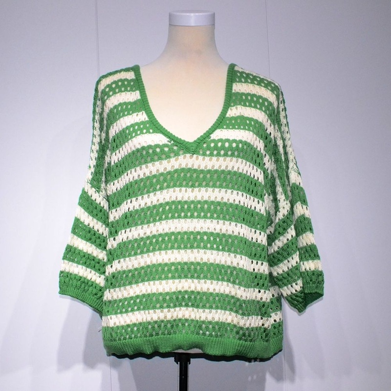 Stylish Women&rsquor; S V Neck Knitted Cardigan Cozy Woolen Pullover Sweater – Woolen Sweater and Cardigan Knit price|Free Size