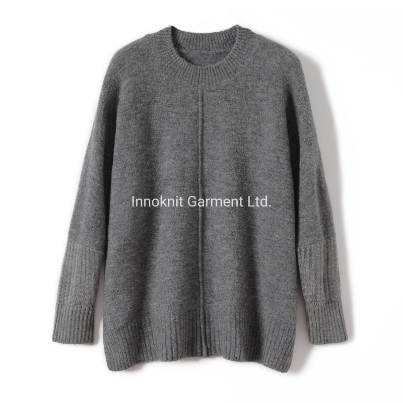 Sweater Ladies Knitted Garment Pullover with Different Yarnak23100 – Sweater Pullover price|L