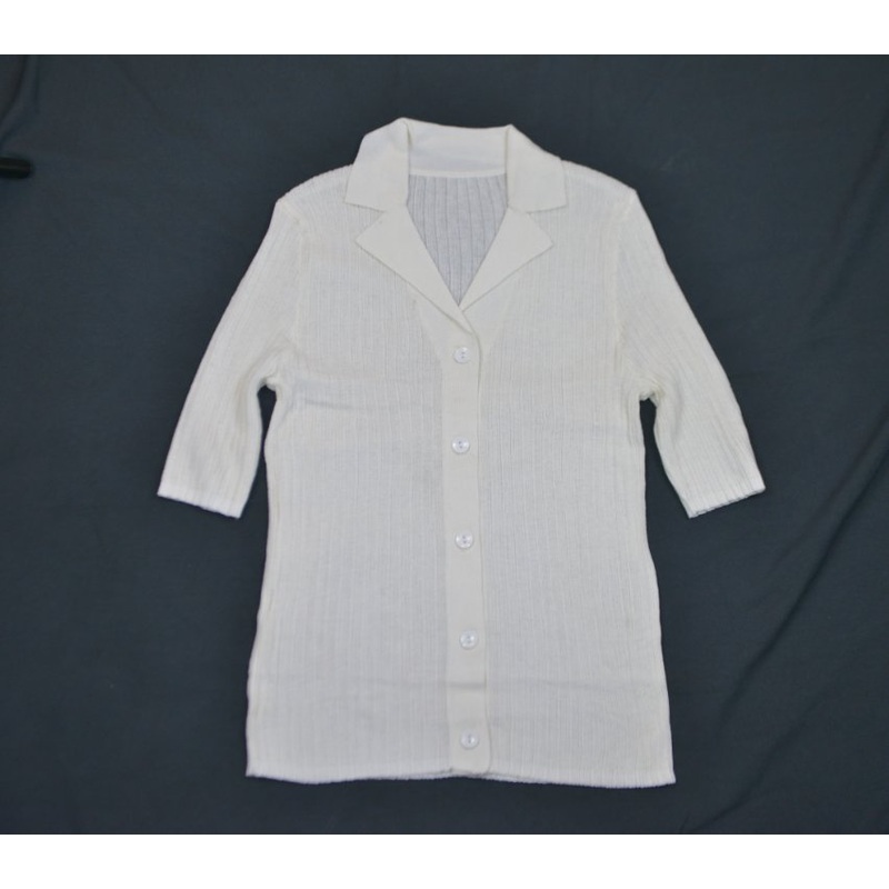 Women V-Neck Polo Sweater Button Down Cardigan Long Sleeve Knitwear Crop Top Sweaters – Women Fashion and Women Clothes price|S