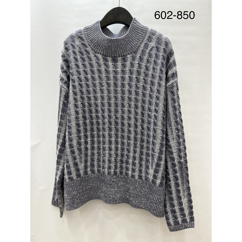 2022 New Fashion Design Style Ladies Knitted Sweater Fall/Winter Turtleneck Thick Pullover for Women – Knitted Pullovers and Sweater Top price|S