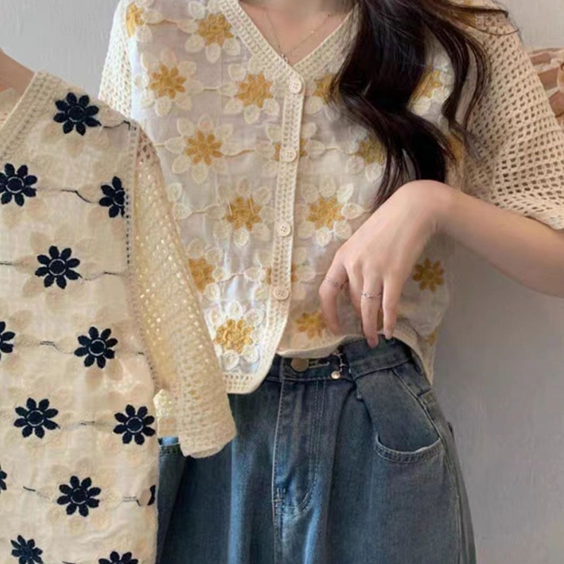 Fashion Machine Crochet Cardigan Sweater Pattern Women Knitted Clothing – Knitwear and Crochet Sweater price|S