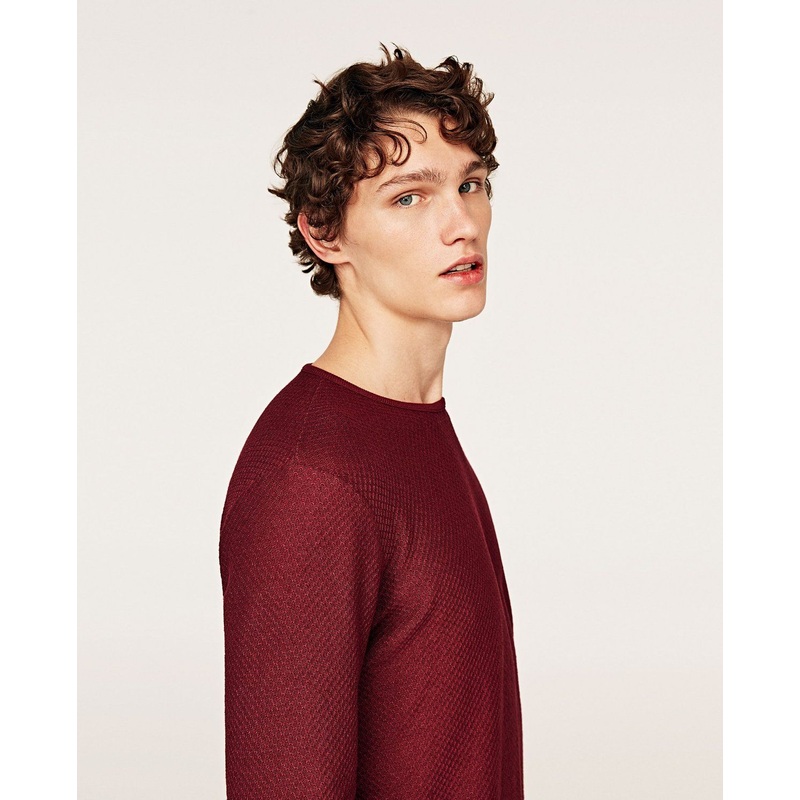 Men Round Neck Sweater Pullover with Special Knitting – Fashion Clothes and Women Clothing price|S