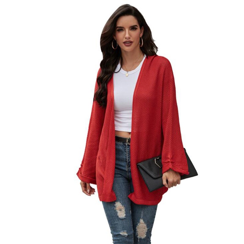 Winter Long Sleeve Oversize Soft Plain Knit Sweater Open Front Women Cardigan – Autumn Winter Sweater Top and Fashion Sweater price|S, S, M, L, XL