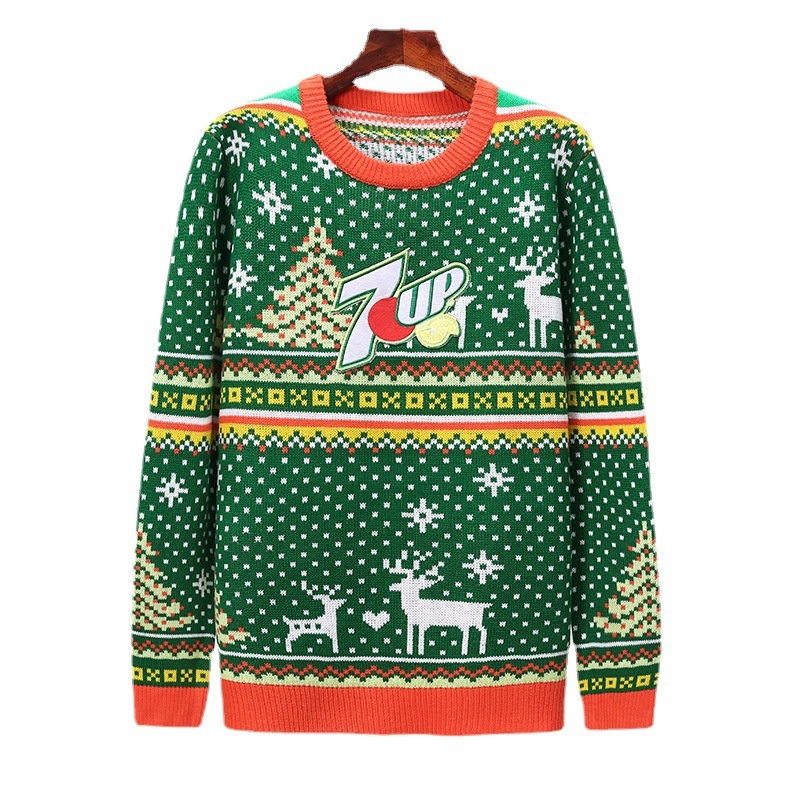 Custom Jacquard Computer Knitting Christmas Ugly Sweater Knitted Pullover Jumper – Christmas Sweater and Ugly Sweater price|S