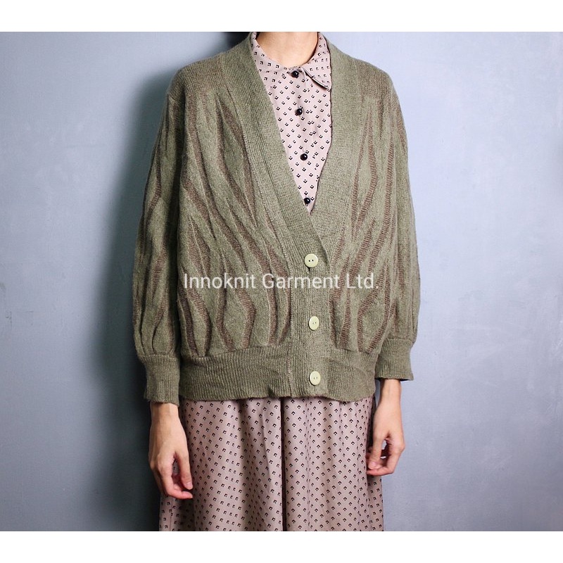 Fashion Cardigan for Ladies Knitted with Buttons Sweater – Cardigan and Fashion price|S