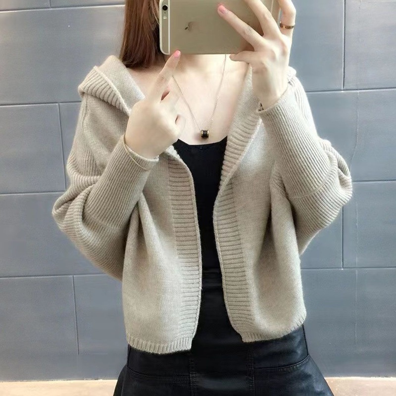 Fashion Neckless Xxxxl Hoodies Wool Sweater Women Knitted Cardigan – Knitwear and Women Clothing price|S