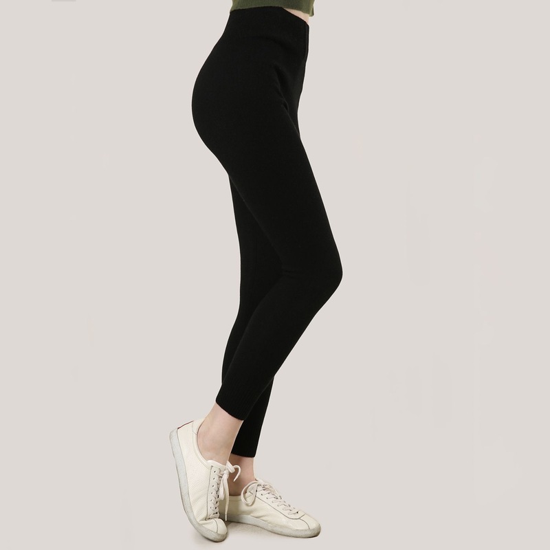 High Waist Plain Knit Black Cashmere Jogger – Cashmere Pants and Cashmere Jogger price