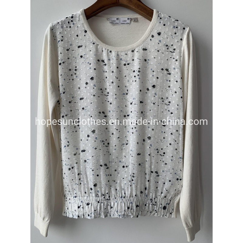 OEM Manufacturer Women Cotton Cashmere Chiffon Summer Pullover Knitwear Sweater – Sweater Jumper and Sudaderas price|S