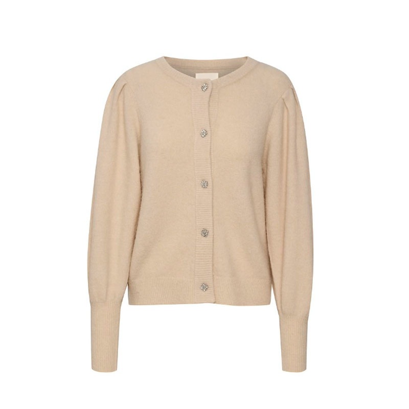 Spring and Autumn Casual Loose Wool Sweater Solid Color Long Sleeve Nylon Cardigan for Women – Women Sweater and Cardigan price|S