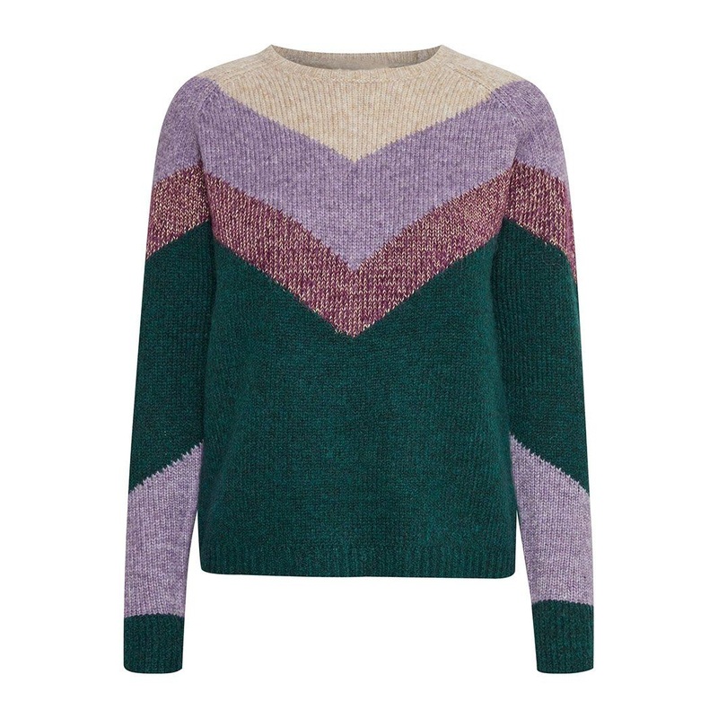 Botanical Garden Mix Knitted Pullover Sweater Fashion Sweater Winter Apparel – Ladies Sweater and Knitwear Clothes price|S