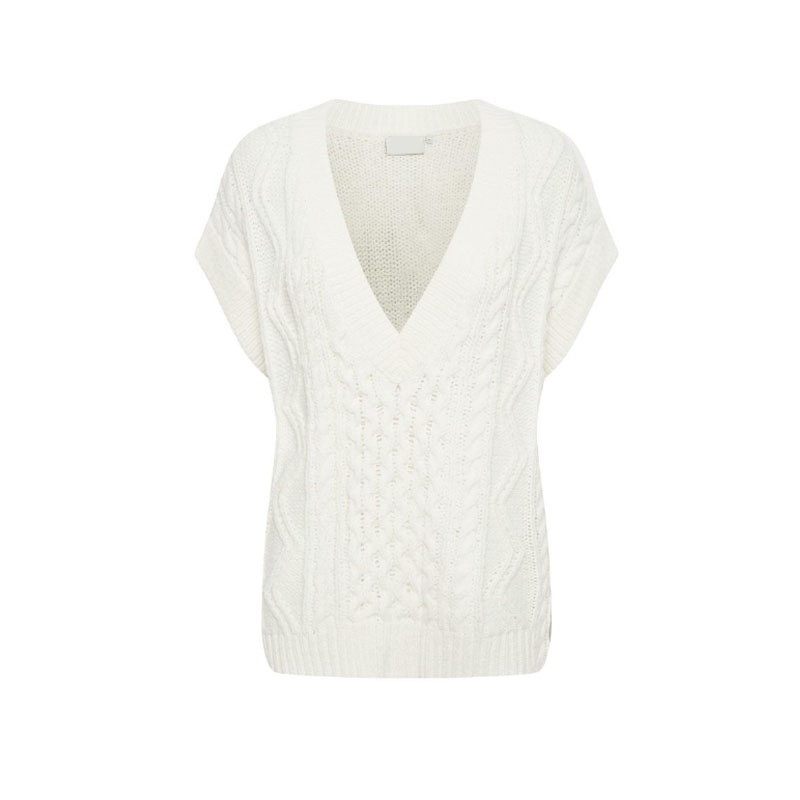 Classical Deeply V-Neck Polyacrylic Knitting Pullover Sleeveless Loose Nylon Sweater for Women – Women Sweater and Sleeveless Sweater price|S