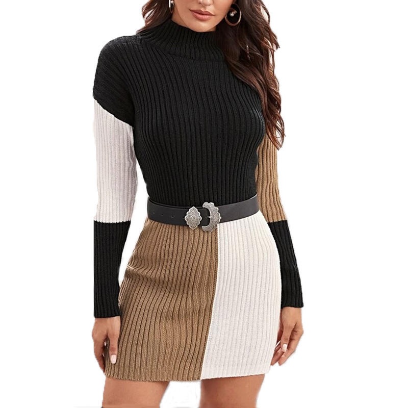 Custom Elegant 100% Acrylic Crewneck Women Dress Sweater for Ladies Fall Winter Knitwear – Knitwear and Dress Sweater price|S