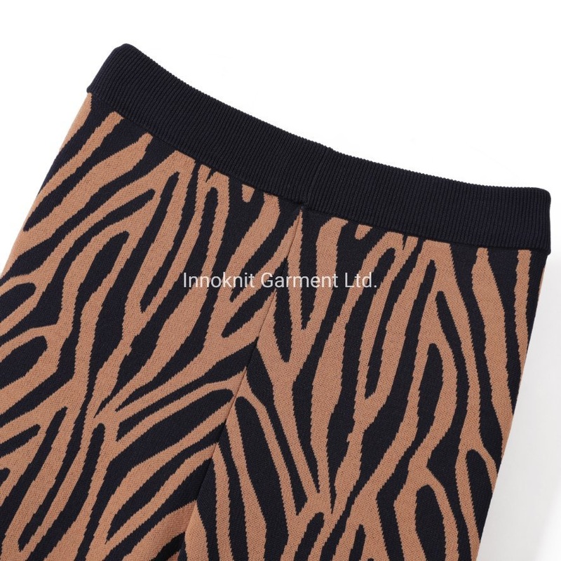 Fashion Ladies Jacquard Long Pants Clothes – Sweaters and Knitted Pants price|L