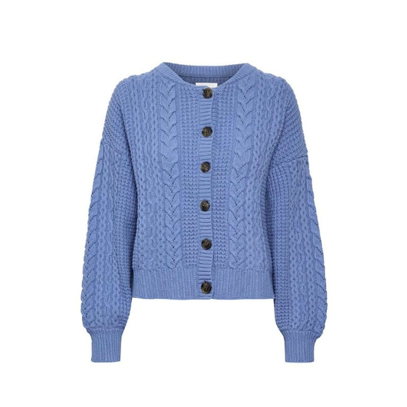 Fashion Ladies Loose Autumn Kintted Cotton Long Sleeve Wool Cardigan Sweater – Women Sweater and Cardigan price|S