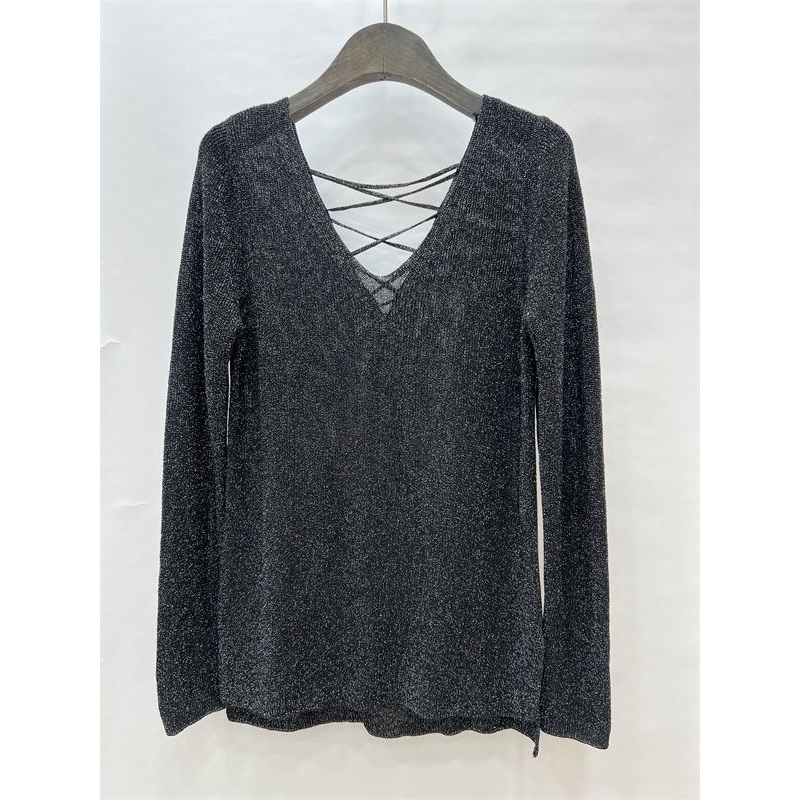 Ladies Garment Wear Long Sleeve Knitwear Fitted Top Women Sexy Pullover Sweater – Sweater Top and Ladies Sweater price|S