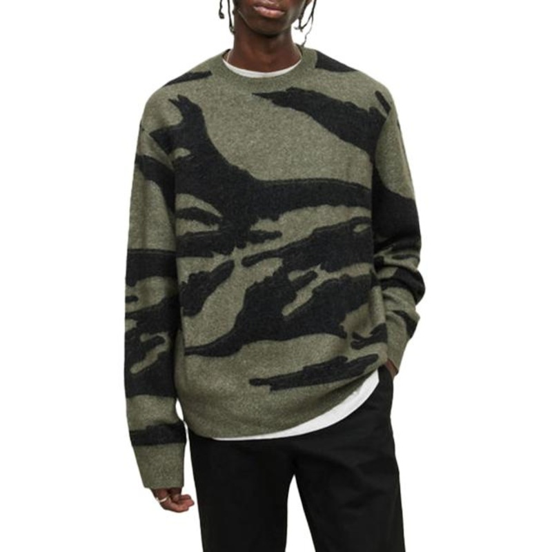 New Three-Dimensional Jacquard Pullovers Casual Knitted Long Sleeve Man Pullover Sweater Crew Neck Men Knit Sweaters Pullover – Mens Sweater and Striped Sweater price|S, S/M/L/Customized Size