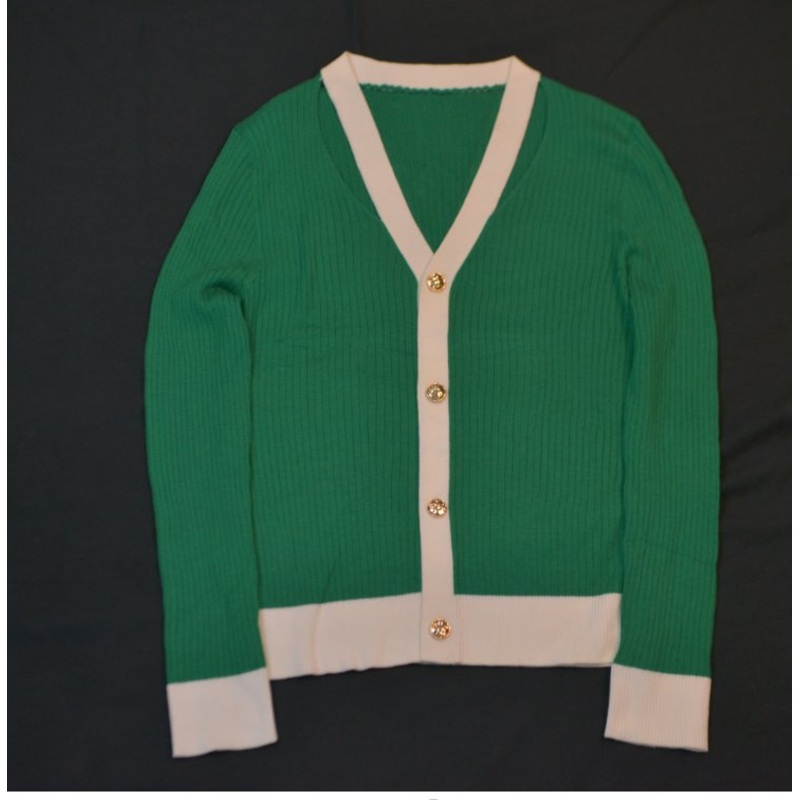 Women&rsquor; S V Neck Knitted Sweater Long Sleeves Color Block Patchwork Fit Cardigan – Women Fashion and Women Clothes price|S
