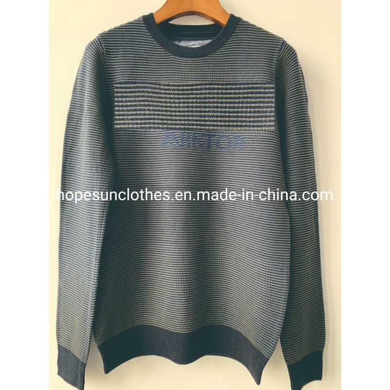 China Factory Men Jacquard Multicolor Cotton Pullover Knitwear Sweater – Sweater and Knitwear price|S