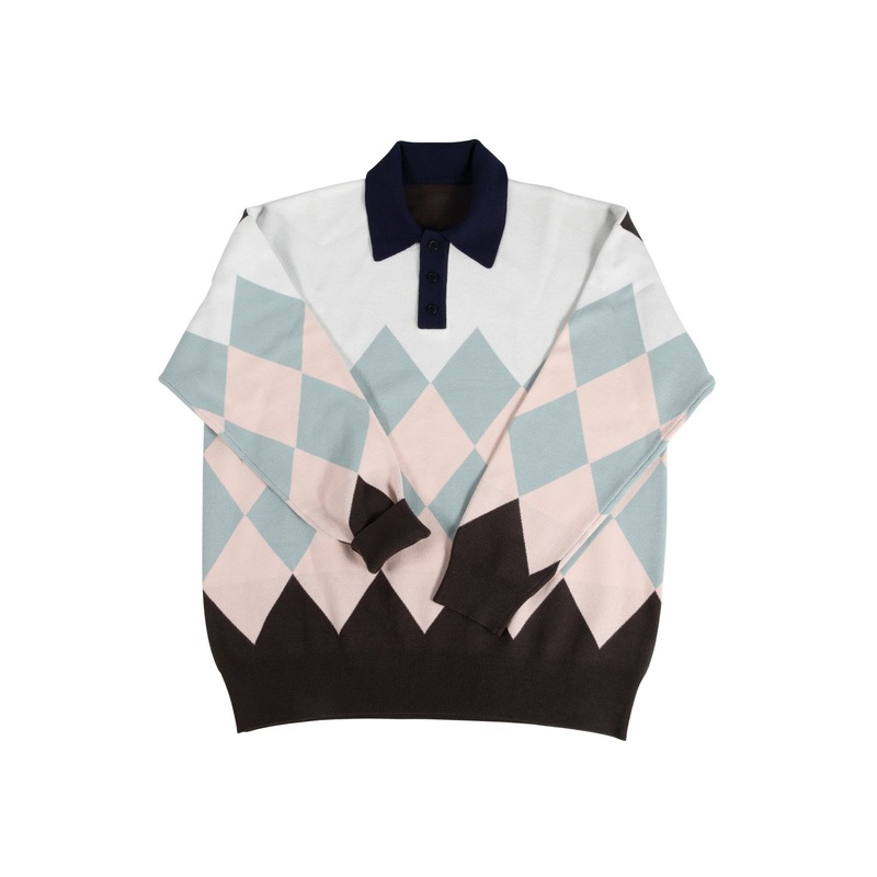 Customized Logo Striped Design Long Sleeve Polyester Polo Tee Shirts – Sweater and Clothes price|S, S-L