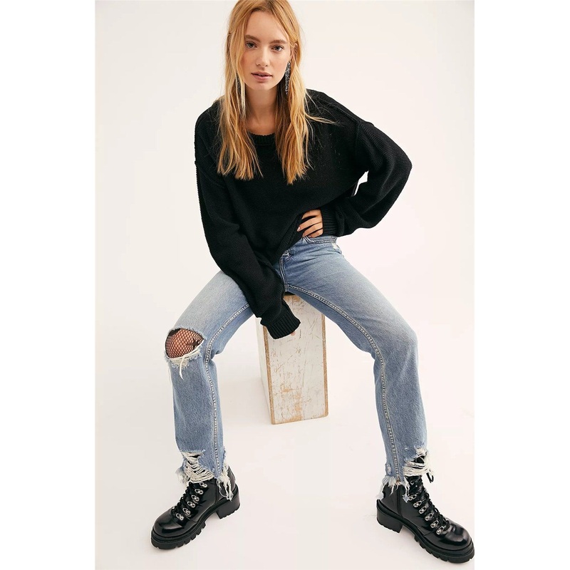Knitted Woman Sweaters O-Neck Pullover Jumper Sweater Female – Women and Leisure price|S