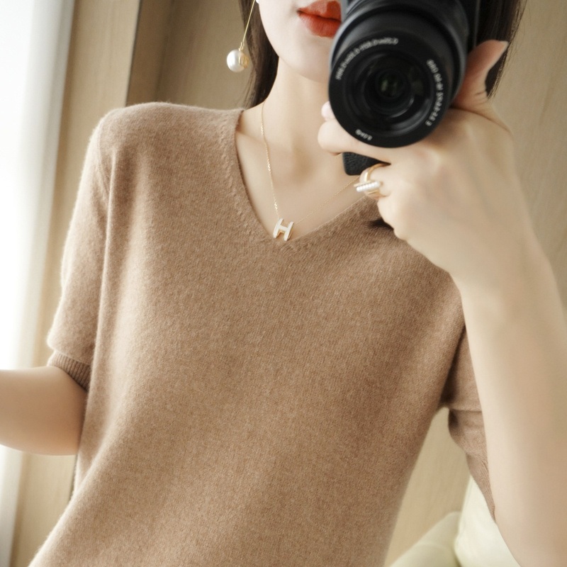 Spring Autumn Candy Color Customize Plus Size Pure Cashmere Sweater – Knitted and Elbow Sleeve price|S–Xxxl, Customize