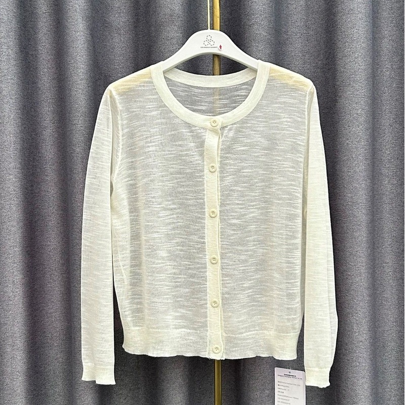 Summer Solid Color Thin Cool Cardigan for Women Knitwear Sweater Clothes – Thin Cool Cardigan and Adults Warm Knitwear price|S/M/L/Customized Size