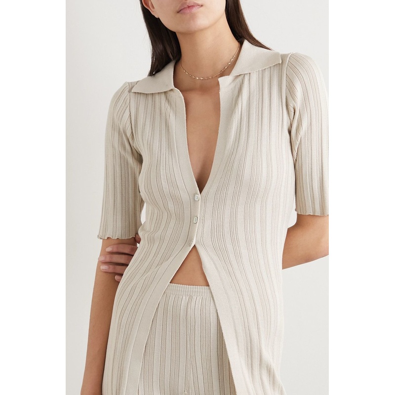 Women Clothes Daisy Ribbed-Knit Fashion Sweater Cardigan – Dress and Clothes price|S