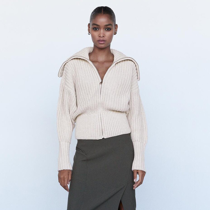 Women Turtleneck Pullovers Sweaters Solid Top Knit Plus Size Fall Winter Clothes Sweaters – Women Clothes and Clothing price|S