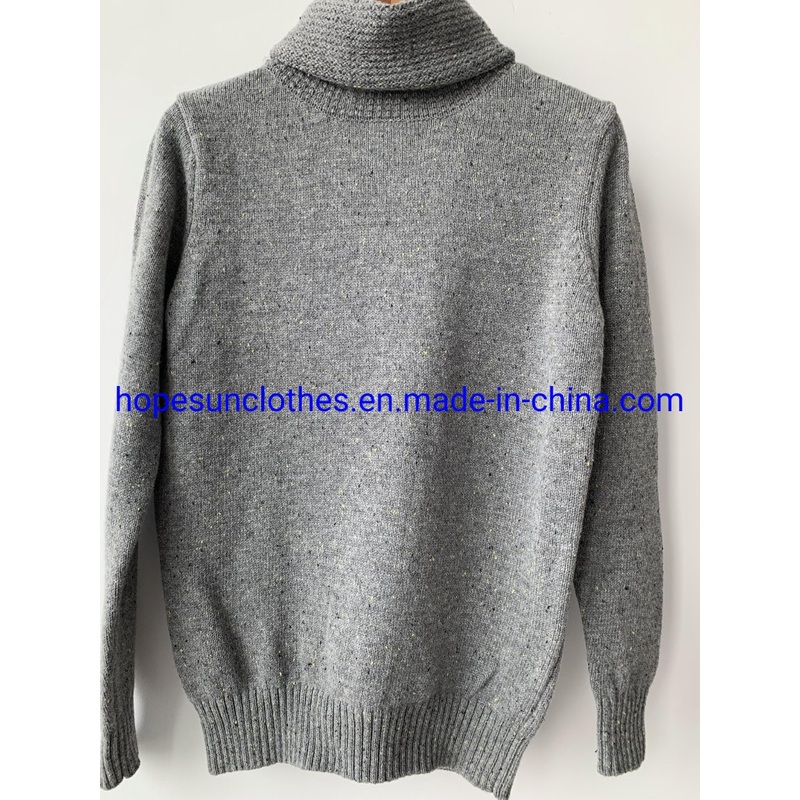 China Factory Men Turtleneck Wool Acrylic Spot Yarn Pullover Knitwear Sweater – Sweater and Knitwear price|S