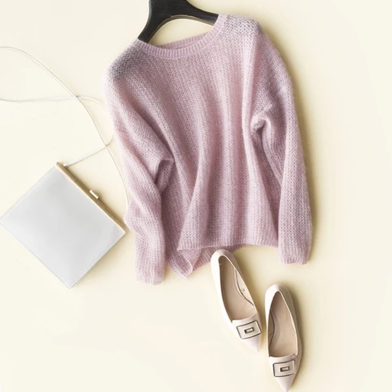 OEM Manufacturer Custom Ladies Fashion Round Neck Pullover Sweater 5gg Knitwear – Sweater and Apparel price|S, M, L