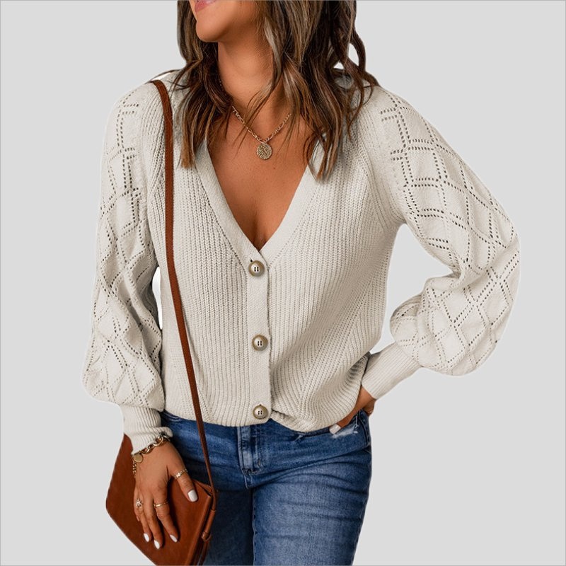 Women S Fashion Short Knit Cardigan – Ladies Sweater and Striped Sweater price|S, S/M/L/Customized Size