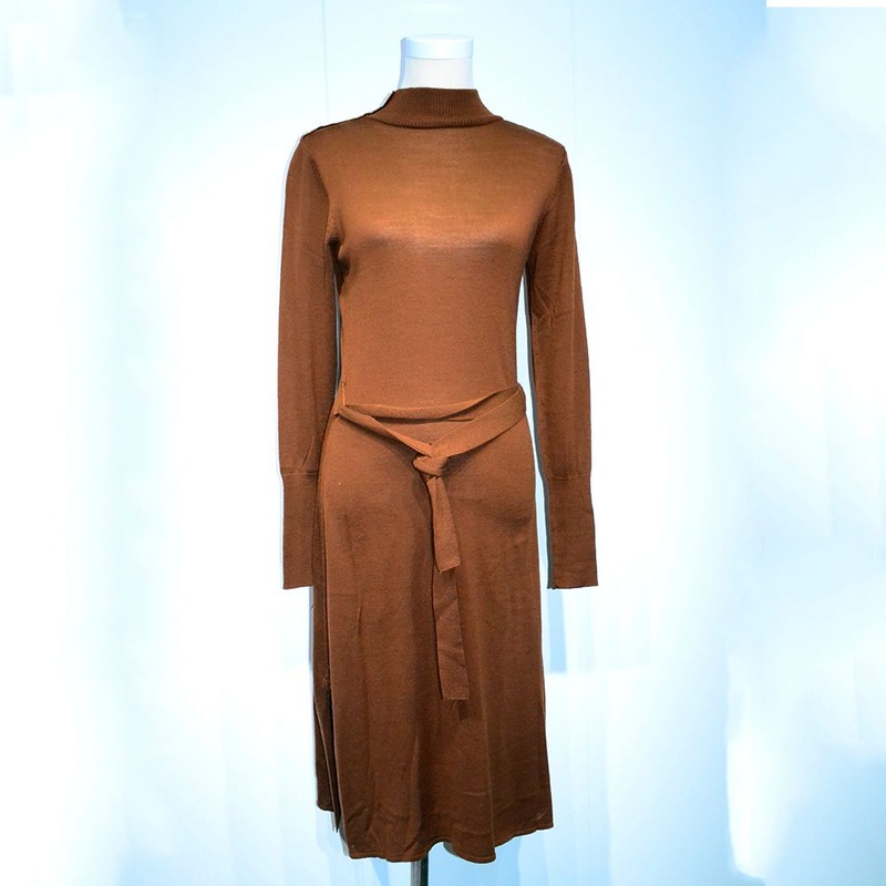 Women S V Neck Knitted Cardigan Wool Pullover Sweater Dress with Long Sleeves for Girls – Woolen Sweater and Cardigan Knit price|Free Size